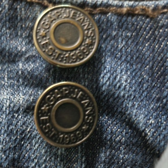 Gap Button Back Pocket Boot Cut Denim Jeans - Picture 9 of 9